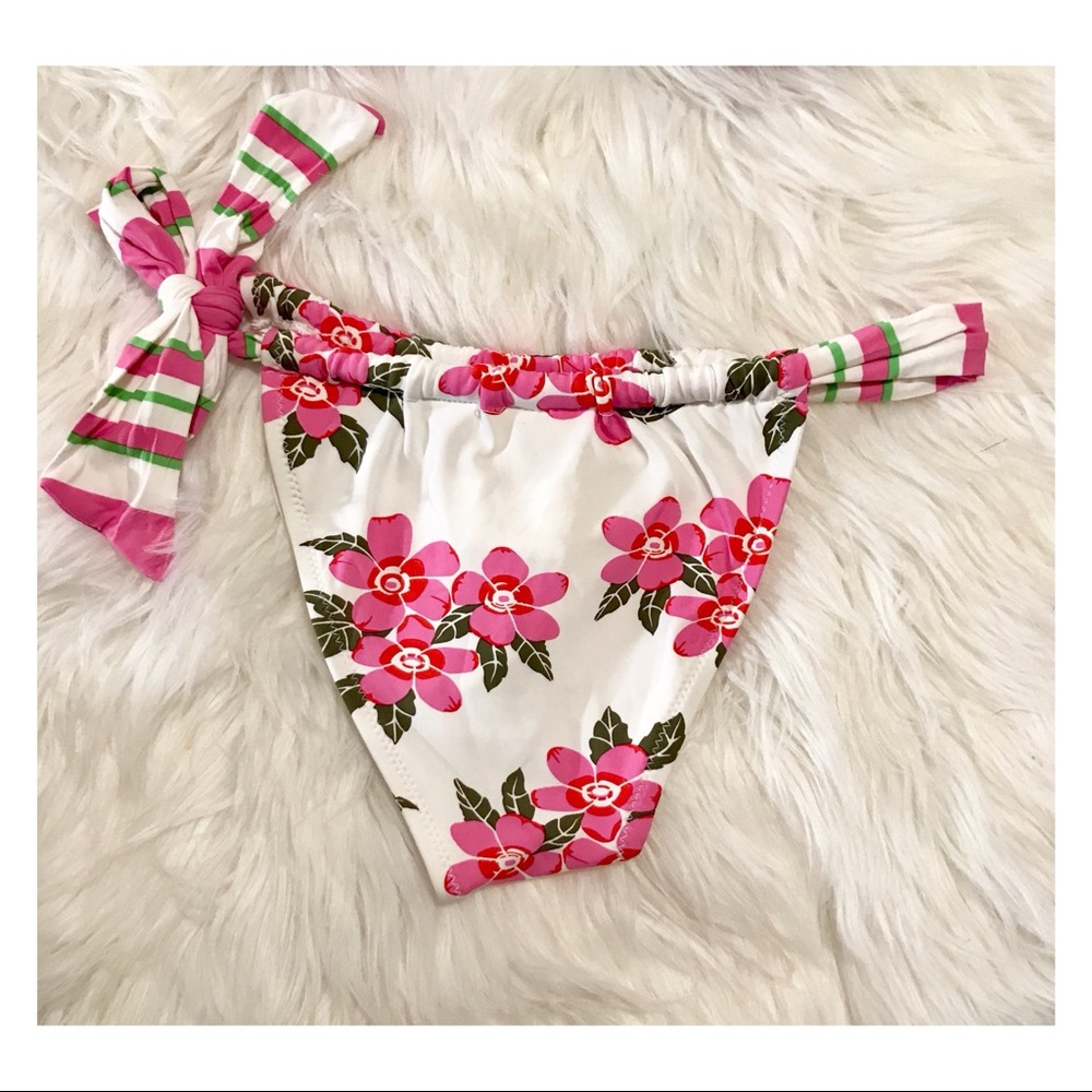 Floral Striped Bikini Set - Picture 3 of 3